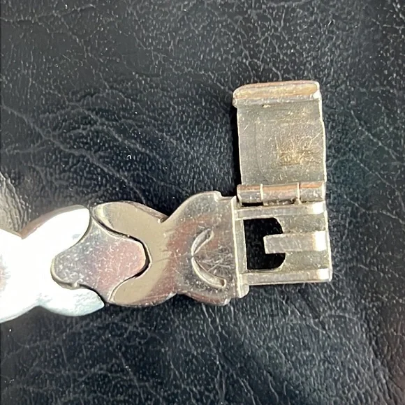 Mexican Sterling Silver Salvador Jualler Puzzle Collar Necklace Taxco 925 TJ-21 - Picture 11 of 13